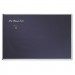 Quartet PCA406B Porcelain Black Chalkboard w/Aluminum Frame, 72" x 48", Silver