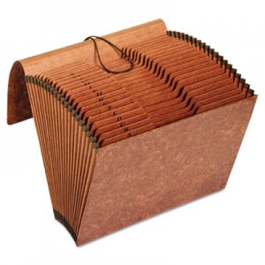 Pendaflex R117ALHD Accordion Files with Flap, 21 Pockets, 1/3 Tab, Letha Tone, Letter, Brown