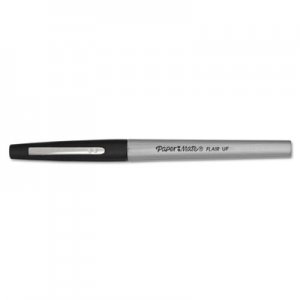 Paper Mate 8330152 Flair Porous Point Stick Free-Flowing Liquid Pen, Black Ink, Ultra Fine, Dozen