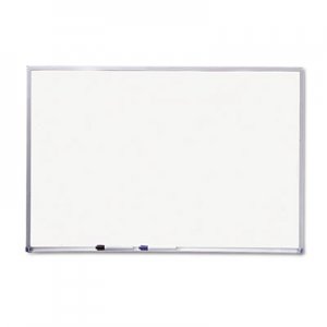 Mead 85358 Dry-Erase Board, Melamine Surface, 72 x 48, Silver Aluminum Frame
