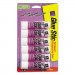 Avery 98096 Permanent Glue Stics, Purple Application, .26 oz, 6/Pack