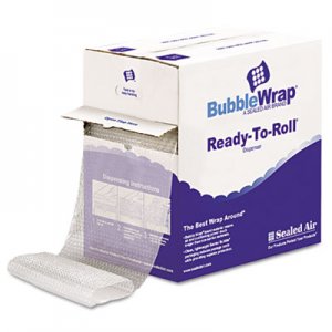 Sealed Air 90065 Bubble Wrap Cushion Bubble Roll, 1/2" Thick, 12" x 65ft