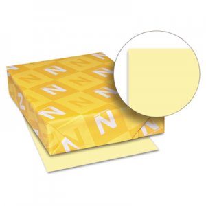 Neenah Paper 49541 Exact Index Card Stock, 110 lbs., 8-1/2 x 11, Canary, 250 Sheets/Pack