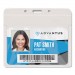 Advantus AVT75603 PVC-Free Badge Holders, Horizontal, 4.5 x 4, Clear, 50/Pack