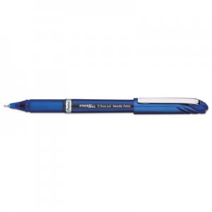 Pentel PENBLN25C EnerGel NV Liquid Gel Pen, .5mm, Blue Barrel, Blue Ink, Dozen