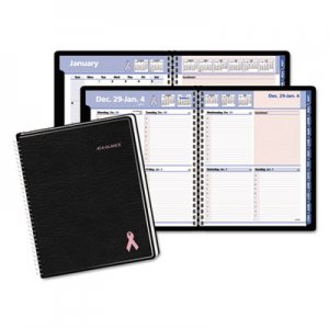 At-A-Glance AAG76PN0105 QuickNotes Weekly/Monthly Appointment Book, 8 x 9 7/8, Black/Pink, 2016
