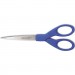 Westcott ACM44217 Preferred Line Stainless Steel Scissors, 7" Long, 2.5" Cut Length, Blue Straight Handle
