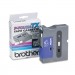 Brother P-Touch BRTTX1411 TX Tape Cartridge for PT-8000, PT-PC, PT-30/35, 3/4w, Black on Clear