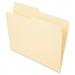 Pendaflex PFX75212 File Folders, 1/2 Cut, Top Tab, Letter, Manila, 100/Box