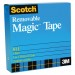 Scotch MMM811341296 Removable Tape, 3/4" x 1296", 1" Core