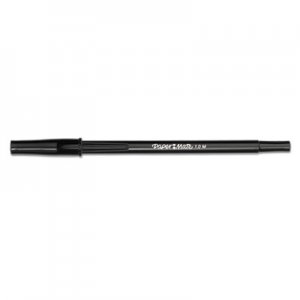 Paper Mate 4621401 Ballpoint Stick Pen, Black Ink, Medium, 60/Pack