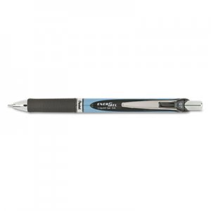 Pentel PENBLN77A EnerGel RTX Retractable Liquid Gel Pen, .7mm, Needle, Black/Gray Brl, Black Ink