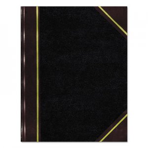 National 56231 Texthide Record Book, Black/Burgundy, 300 Green Pages, 10 3/8 x 8 3/8