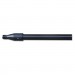 Boardwalk BWK636 Fiberglass Broom Handle, Nylon Plastic Threaded End, 1" Dia. x 60" Long, Black