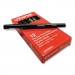 Universal UNV50502 Deluxe Porous Tip Stick Pen, Black Ink, Medium, Dozen