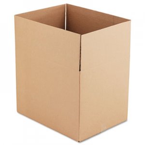 Genpak UFS241818 Fixed-Depth Shipping Boxes, Regular Slotted Container (RSC), 24" x 18" x 18", Brown Kraft, 10/Bundle