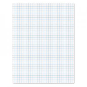 Ampad TOP22000 Quadrille Pads, 4 Squares/Inch, 8 1/2 x 11, White, 50 Sheets