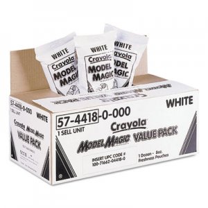 Crayola CYO574418 Model Magic Modeling Compound, 8 oz, White, 6 lbs