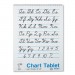 Pacon 74610 Chart Tablets w/Cursive Cover, Ruled, 24 x 32, White, 25 Sheets