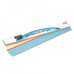 Pacon 73400 Sentence Strips, 24 x 3, Assorted Colors, 100/Pack