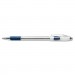 Pentel PENBK91C R.S.V.P. Stick Ballpoint Pen, 1mm, Trans Barrel, Blue Ink, Dozen