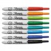 Sharpie 1742025 Retractable Permanent Marker, Ultra Fine Tip, Assorted Colors, 8/Set