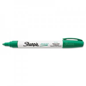 Sharpie 35552 Permanent Paint Marker, Medium Point, Green