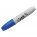 Sharpie 38203 Permanent Marker, 5.3mm Chisel Tip, Blue, Dozen