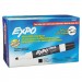 EXPO 82001 Low Odor Dry Erase Marker, Bullet Tip, Black, Dozen