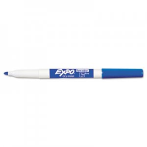 EXPO 86003 Low Odor Dry Erase Marker, Fine Point, Blue, Dozen