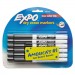 EXPO 86001 Low Odor Dry Erase Marker, Fine Point, Black, Dozen