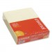 Universal UNV42000 Glue Top Writing Pads, Narrow Rule, Ltr, Canary, 50 Sheet Pads/Pack, Dozen