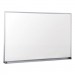 Universal UNV43623 Dry Erase Board, Melamine, 36 x 24, Satin-Finished Aluminum Frame