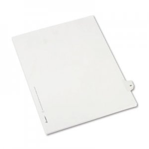 Avery 82228 Allstate-Style Legal Exhibit Side Tab Divider, Title: 30, Letter, White, 25/Pack