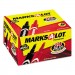 Marks-A-Lot 98187 Regular Desk Style Permanent Marker, Chisel Tip, Black, 24/Pack