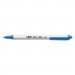BIC BICCSM11BE Clic Stic Ballpoint Retractable Pen, Blue Ink, 1mm, Medium, Dozen
