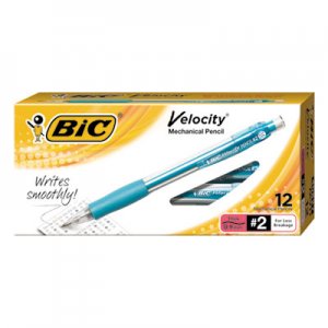 BIC BICMV11BK Velocity Original Mechanical Pencil, .9mm, Turquoise