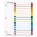 Cardinal 61518 Traditional OneStep Index System, 15-Tab, 1-15, Letter, Multicolor, 15/Set