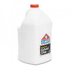 Elmer's E340 Washable School Glue, 1 gal, Liquid