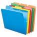 Pendaflex 42338 Ready-Tab File Folders, 1/3 Cut Top Tab, Letter, Assorted Colors, 50/Box