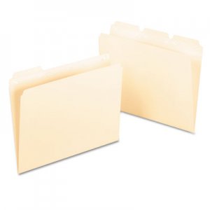 Pendaflex 42336 Ready-Tab File Folders, 1/3 Cut Top Tab, Letter, Manila, 50/Box