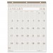 House of Doolittle 380 Large Print Monthly Wall Calendar in Punched Leatherette Binding, 20 x 26, 2016