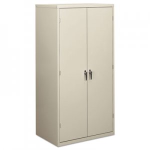 HON SC2472Q Assembled Storage Cabinet, 36w x 24 1/4d x 71 3/4h, Light Gray
