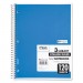 Mead 06710 Spiral Bound Notebook, Perforated, College Rule, 8 1/2 x 11, White, 120 Sheets