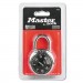 Master Lock 1500D Combination Lock, Stainless Steel, 1 15/16" Wide, Black Dial