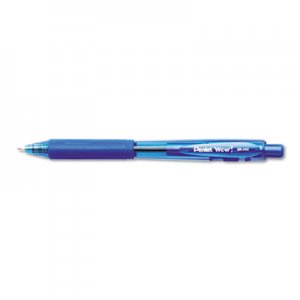 Pentel PENBK440C WOW! Retractable Ballpoint Pen, 1mm, Blue Barrel/Ink, Dozen