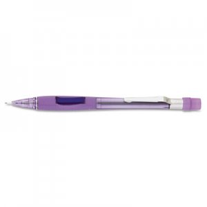 Pentel PD347TV Quicker Clicker Mechanical Pencil, 0.7 mm, Transparent Violet Barrel