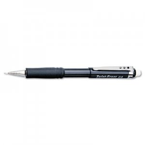 Pentel QE519A Twist-Erase III Mechanical Pencil, 0.9 mm, Black Barrel