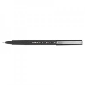 Pilot 11009 Razor Point II Super Fine Marker Pen, Black Ink, .2mm, Dozen
