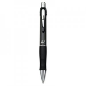 Pilot 31147 G2 Pro Retractable Gel Ink Pen, Refillable, Black Ink/Gray Barrel, .7mm